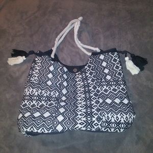 Cute Black and White Satchel